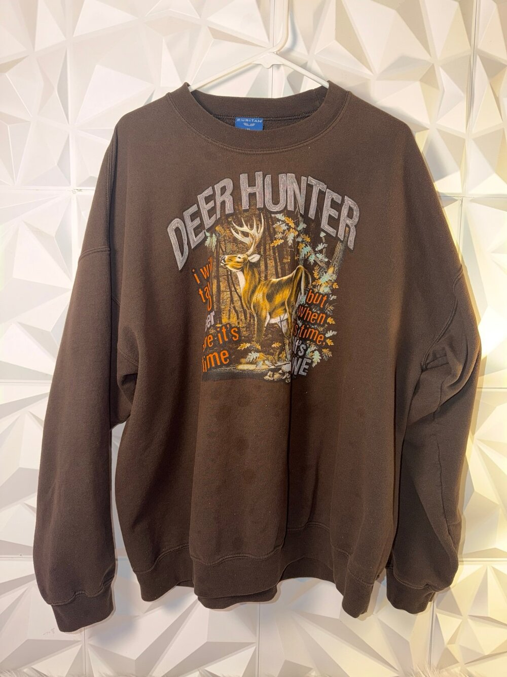 Vintage Deer Hunter Graphic Sweatshirt